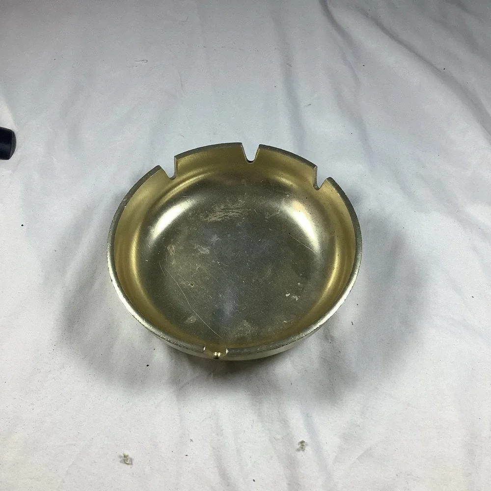 Brass‎ Round Ashtray 4.25